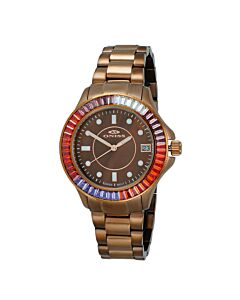 Women's ON7324 Stainless Steel Brown Dial Watch
