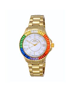 Women's ON7324 Stainless Steel White Dial Watch