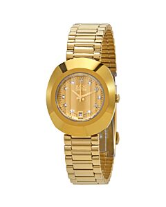 Women's Original Stainless Steel Yellow Gold Dial Watch
