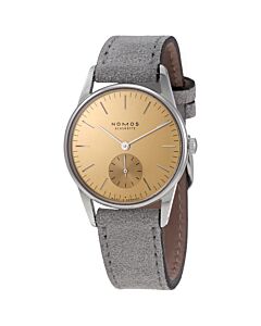 Women's Orion Leather Galvanized with Gold-plated Dial Watch
