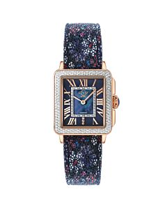 Women's Padova Floral (Floral) Leather Mother of Pearl Dial Watch