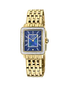 Women's Padova Gemstone Stainless Steel Mother of Pearl Dial Watch