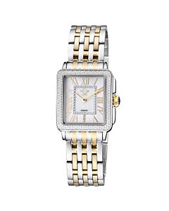 Women's Padova Stainless Steel White Dial Watch