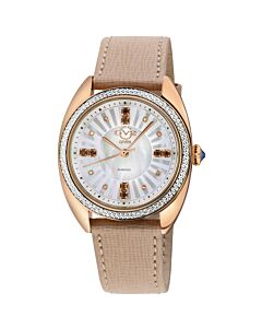 Women's Palermo Leather Mother of Pearl Dial Watch