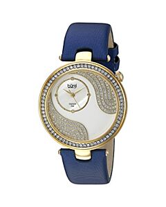 Women's Satin inner Leather Mother Of Pearl Dial