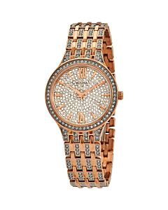Womens-Phantom-Stainless-Steel-with-Crystal-Pave-Links-Crystal-Pave-Dial