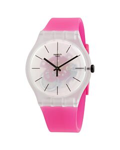 Women's Pink Daze Silicone Transparent Dial Watch