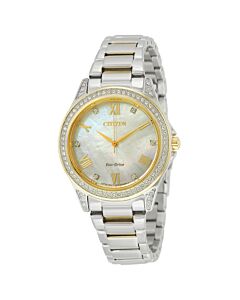 Women's POV Stainless Steel Mother of Pearl Dial