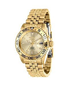 Women's Pro Diver Stainless Steel Gold-tone Dial Watch