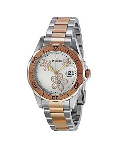 Women's Pro Diver Stainless Steel Silver Dial