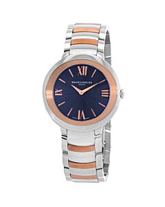 Women's Promesse Stainless Steel Blue Dial Watch