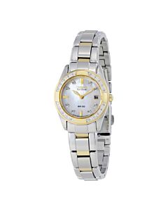 Women's Regent Diamond Two-Tone SS Mother of Pearl Dial SS