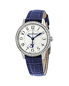 Women's Rendez-Vous Night & Day Small (Alligator) Leather Silver Dial Watch