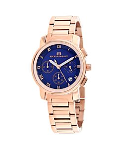 Women's Riviera Chronograph Stainless Steel Blue Dial Watch