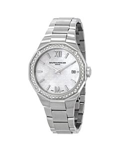 Women's Riviera Stainless Steel Mother of Pearl Dial Watch