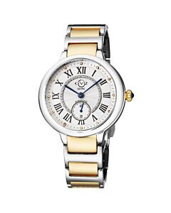 Women's Rome Stainless Steel White (Crystal-set) Dial Watch