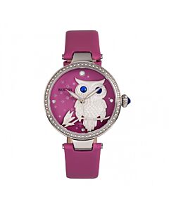 Women's Rosie Genuine Leather Pink Dial