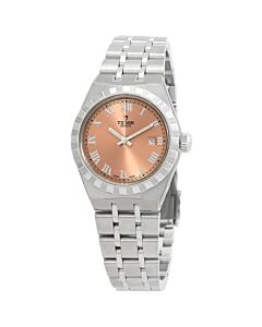 Women's Royal Stainless Steel Salmon Dial Watch