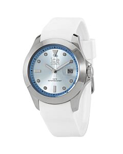 Women's Rubber Pastel Blue Dial Watch