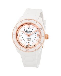Womens-Rubber-White-Dial