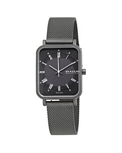 Women's Ryle Stainless Steel Mesh Charcoal Dial Watch