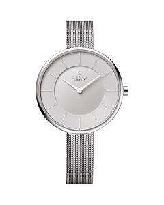 Women's Sand Stainless Steel White Dial Watch