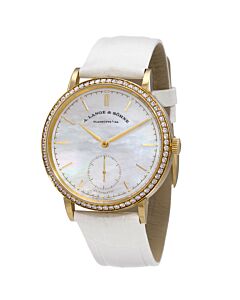 Women's Saxonia (Alligator) Leather Mother of Pearl Dial Watch
