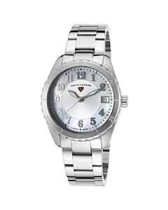 Women's Sea Breeze Stainless Steel Silver Mother of Pearl Dial Watch
