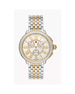 Women's Serein Chronograph Stainless Steel Silver-tone Dial Watch