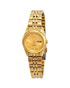 Women's Gold Tone Dial Gold Tone Stainless Steel