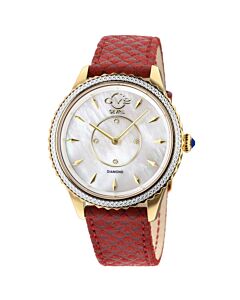 Women's Siena Leather Mother of Pearl Dial Watch