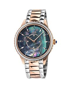 Women's Siena Stainless Steel Blue Mother of Pearl Dial Watch