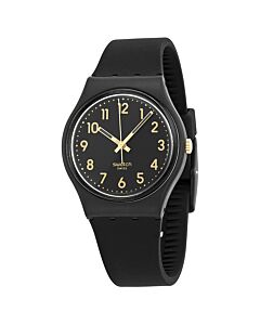 Women's Silicone Black Dial Watch