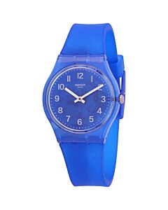Women's Silicone Blue Dial Watch