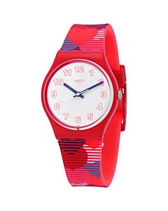Women's Silicone White Dial Watch
