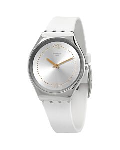 Women's Skindoree Silicone Silver Dial Watch