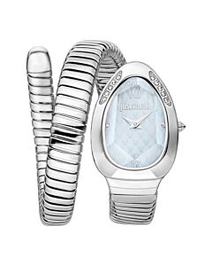 Women's Snake Stainless Steel Blue Dial Watch
