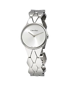 Women's Snake Stainless Steel Silver Dial Watch