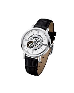 Women's SOHO Genuine Leather White Dial Watch