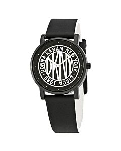 Women's SoHo Leather Black Dial Watch
