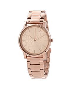 Women's Soho Stainless Steel Rose Dial Watch