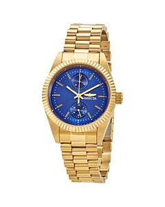 Women's Specialty Stainless Steel Blue Dial