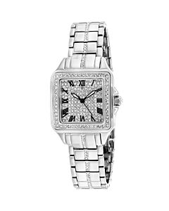Women's Splendeur Stainless Steel set with Crystals Silver (Crystal Pave) Dial Watch