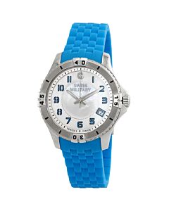 Women's Squadron Silicone Mother of Pearl Dial Watch