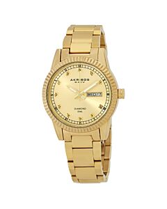 Women's Gold Tone Stainless Steel Gold Tone Dial