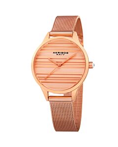 Women's Stainless Steel Rose Gold-tone Dial