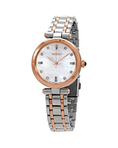 Women's Stainless Steel Mother of Pearl Dial Watch