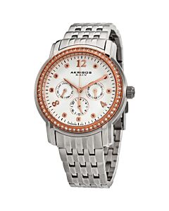Women's Stainless Steel Pink Dial