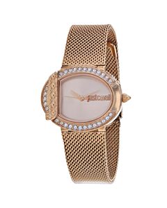 Women's Stainless Steel Rose Gold Dial Watch