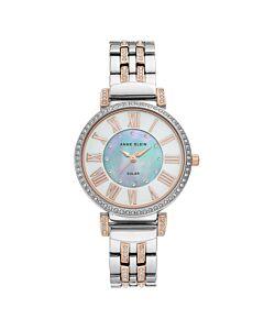 Womens-Stainless-Steel-Mother-of-Pearl-Dial-Watch